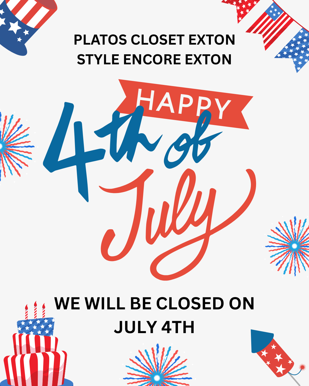 closed 7/4